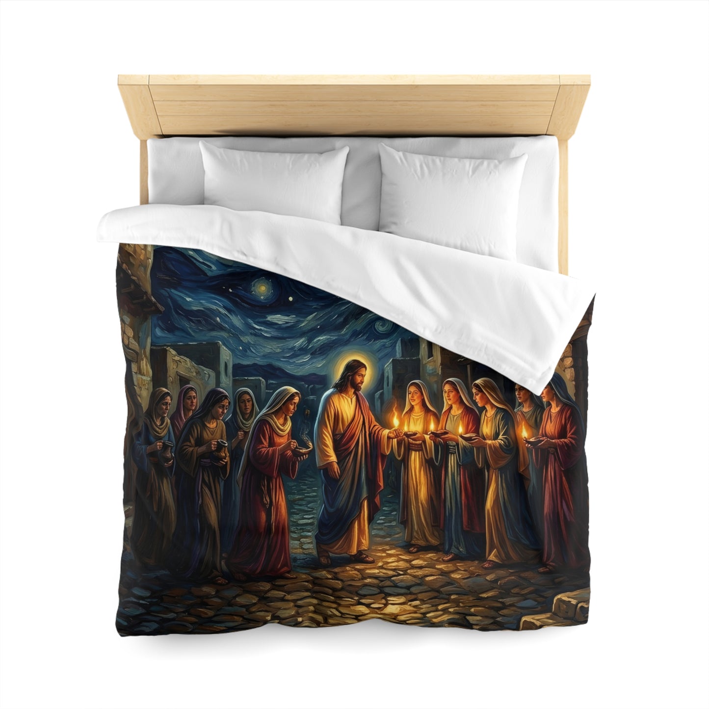 “Be Ready - Ten Virgins in Midnight Darkness” - Duvet Cover