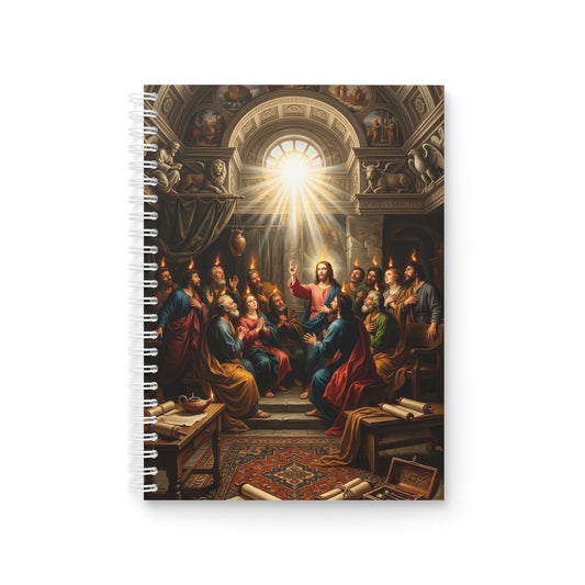 “Tongues of Fire - The Pentecost Outpouring” - Spiral Notebook