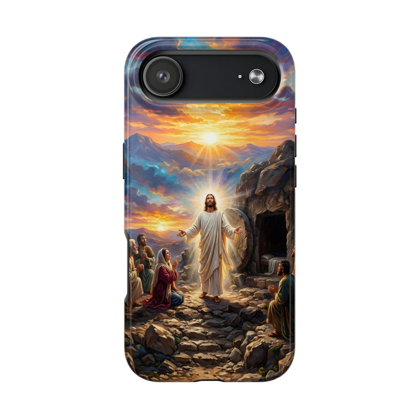 “He Is Risen - The Empty Tomb at Dawn” - Phone Case
