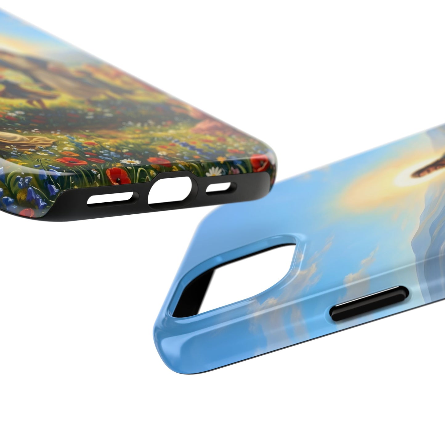 “Joy Overflowing - Children Dancing in the Meadow” - Phone Case