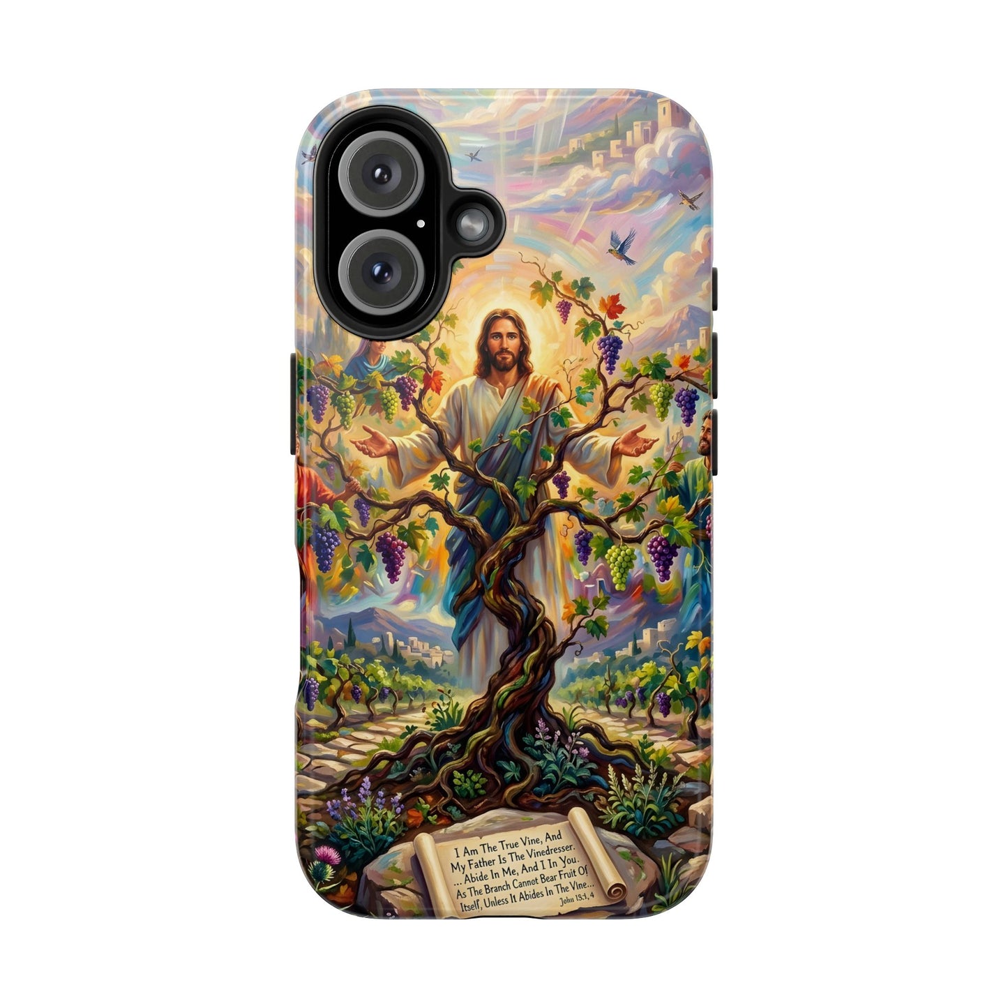 “I Am the True Vine - Abide in My Love” - Phone Case