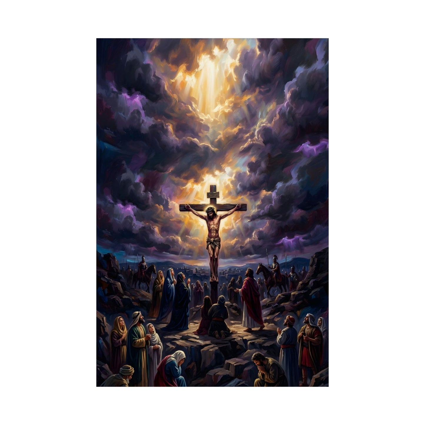 “It Is Finished - The Crucifixion at Calvary” - Poster