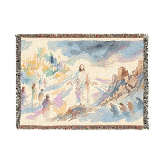 “Pride's Downfall - Obadiah's Prophecy” - Woven Blanket