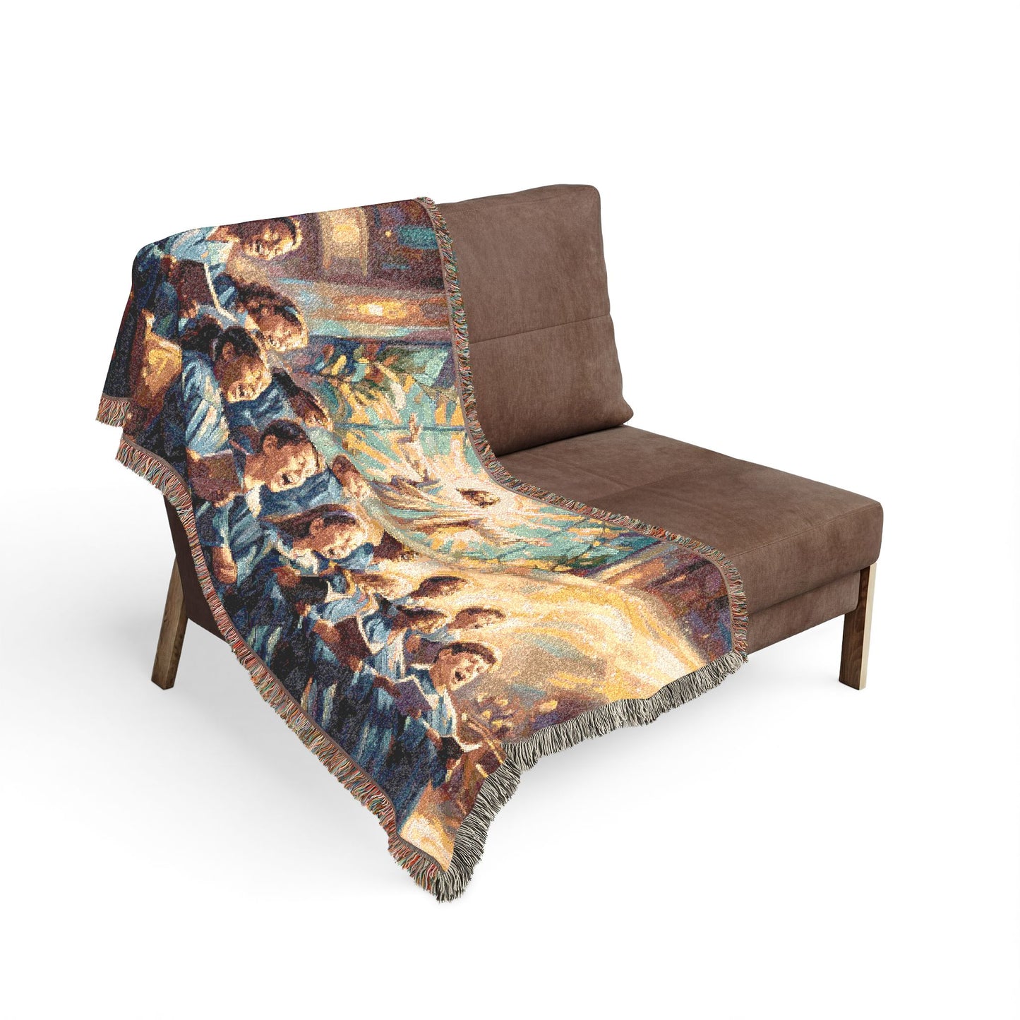 “Make a Joyful Noise - Children Sing Praise” - Woven Blanket