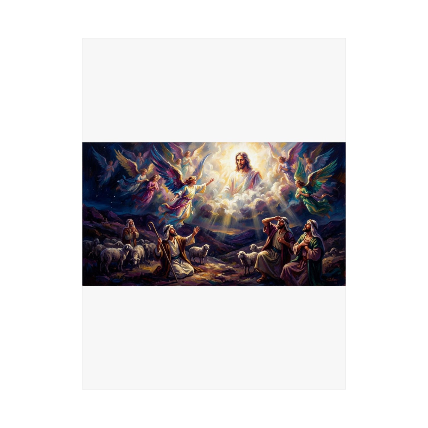 “Hark the Herald - Angels Announce the Savior” - Poster