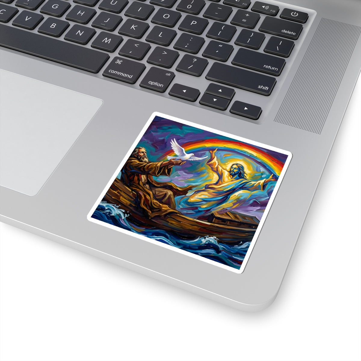 “Covenant of Hope - Noah Releases the Dove” - Sticker