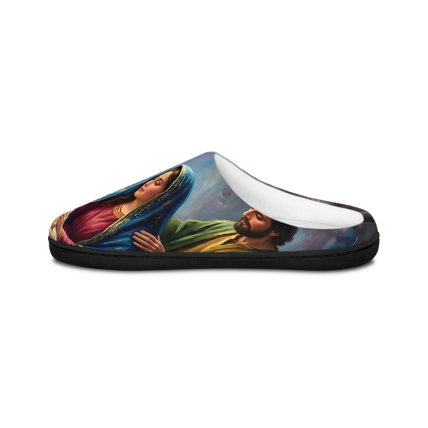 “Prince of Peace - Holy Family in Bethlehem” - Indoor Slippers