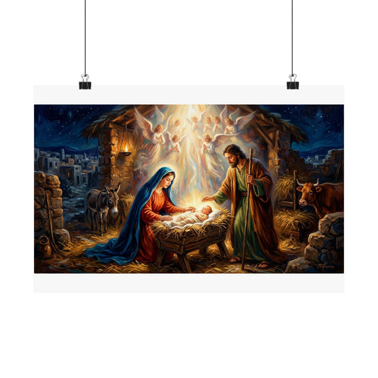“Glory to God - The Nativity at Bethlehem” - Poster