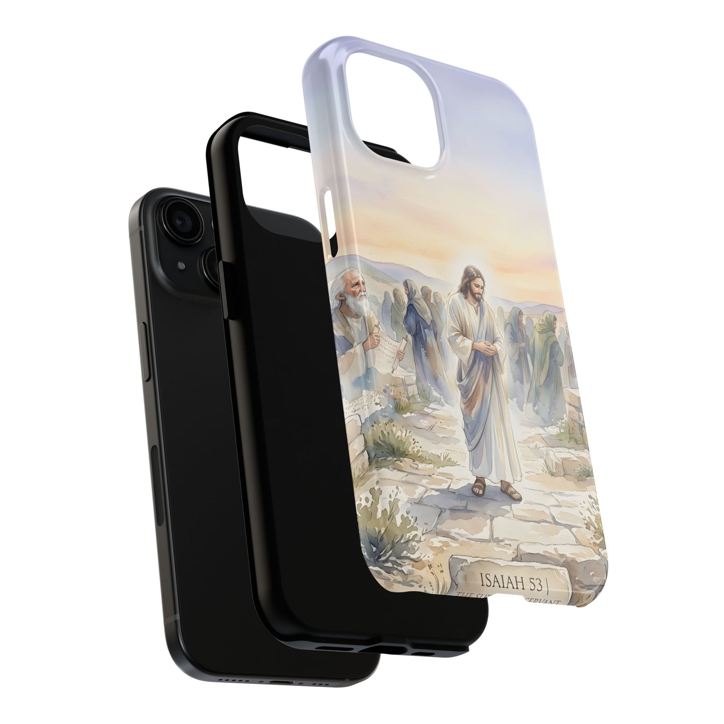 Isaiah prophesying the suffering servant - Phone Case