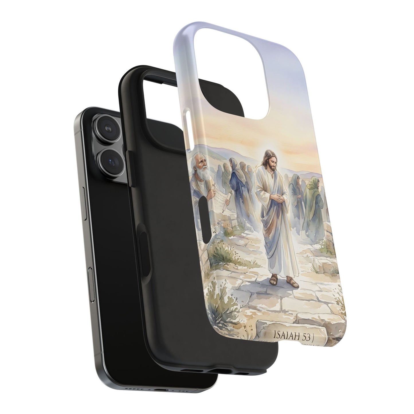 Isaiah prophesying the suffering servant - Phone Case