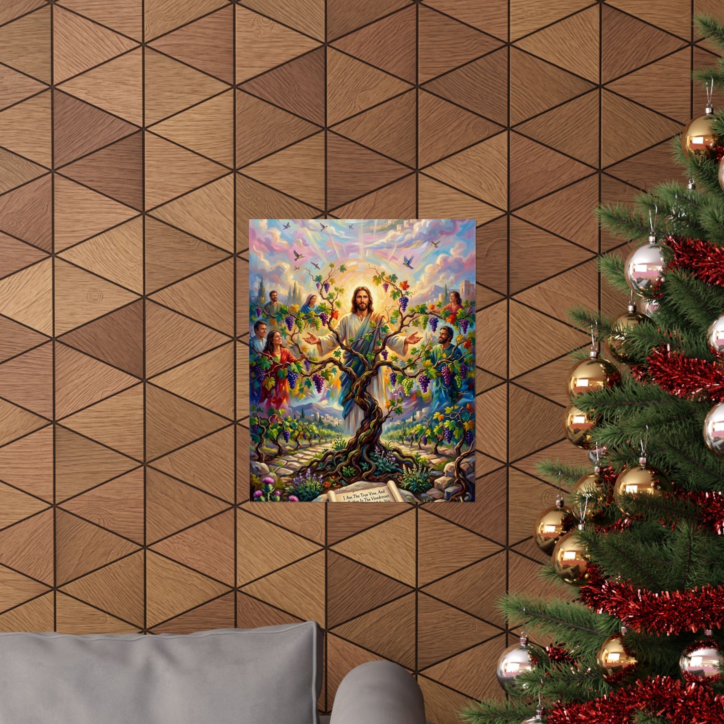 “I Am the True Vine - Abide in My Love” - Poster