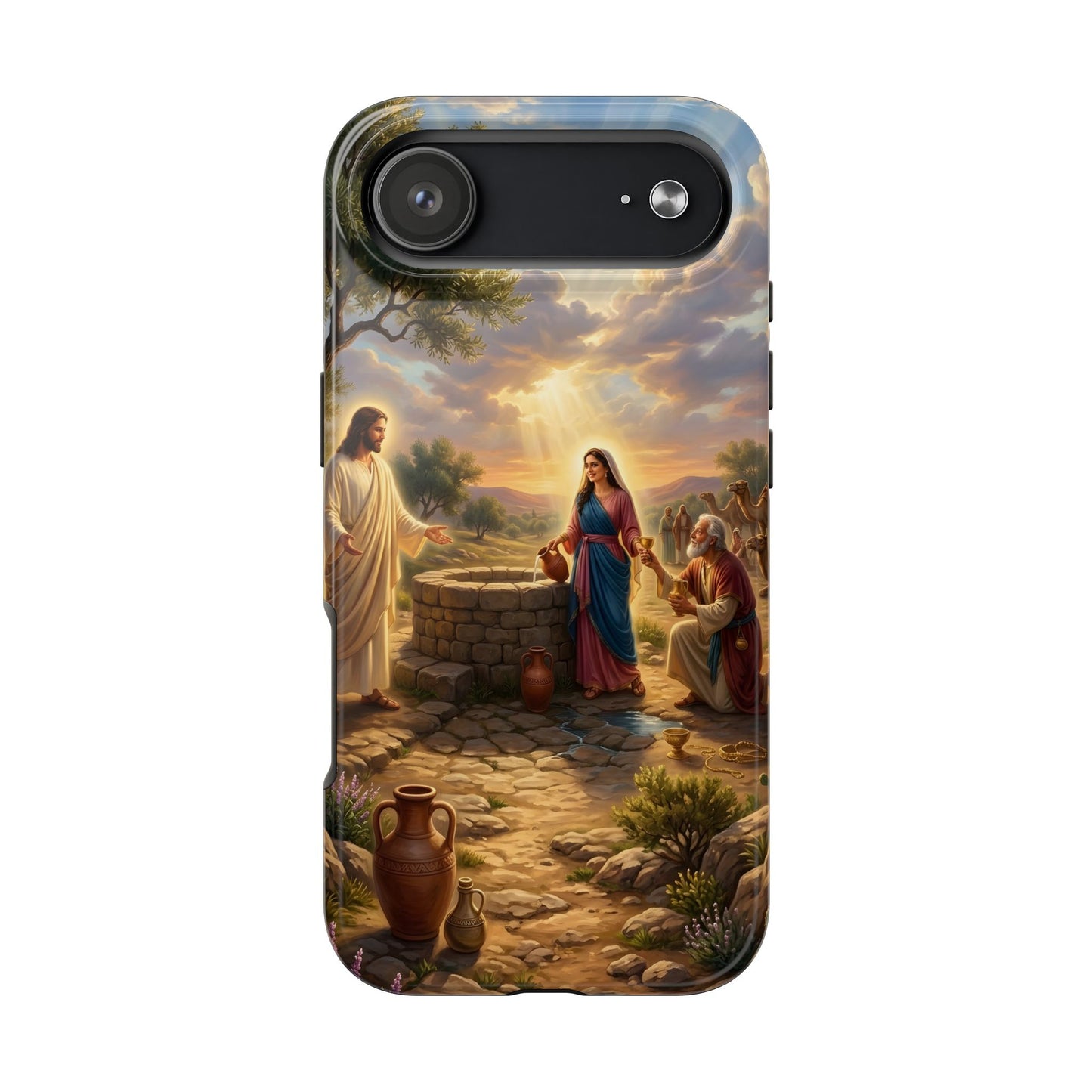 “Providence Unveiled - Rebekah at the Well” - Phone Case