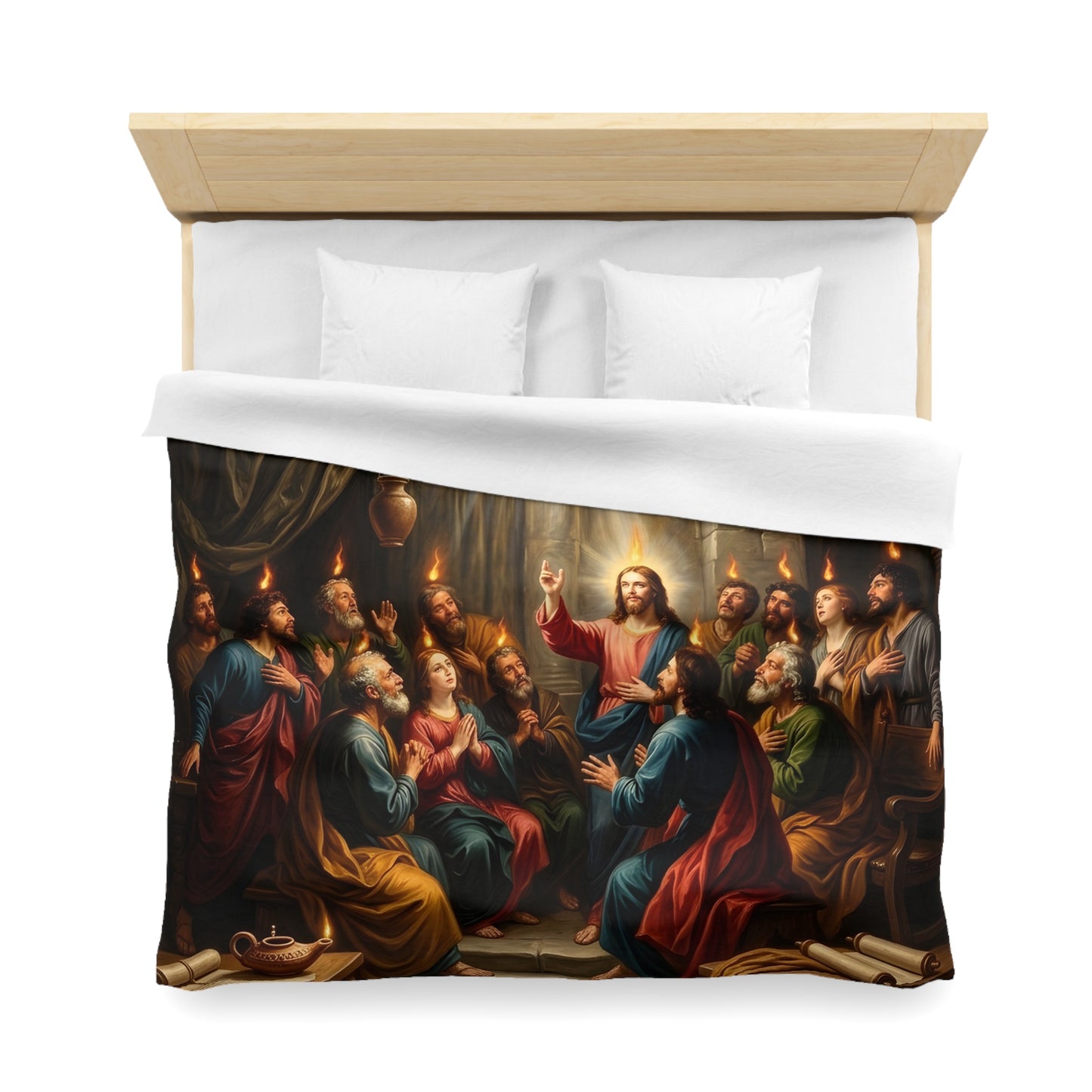 “Tongues of Fire - The Pentecost Outpouring” - Duvet Cover