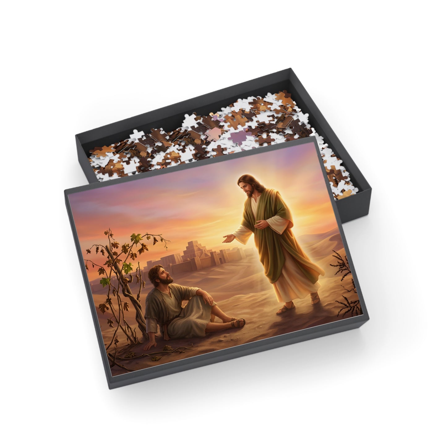 “Withered Vine - Jonah's Lesson in Mercy” - Jigsaw Puzzle