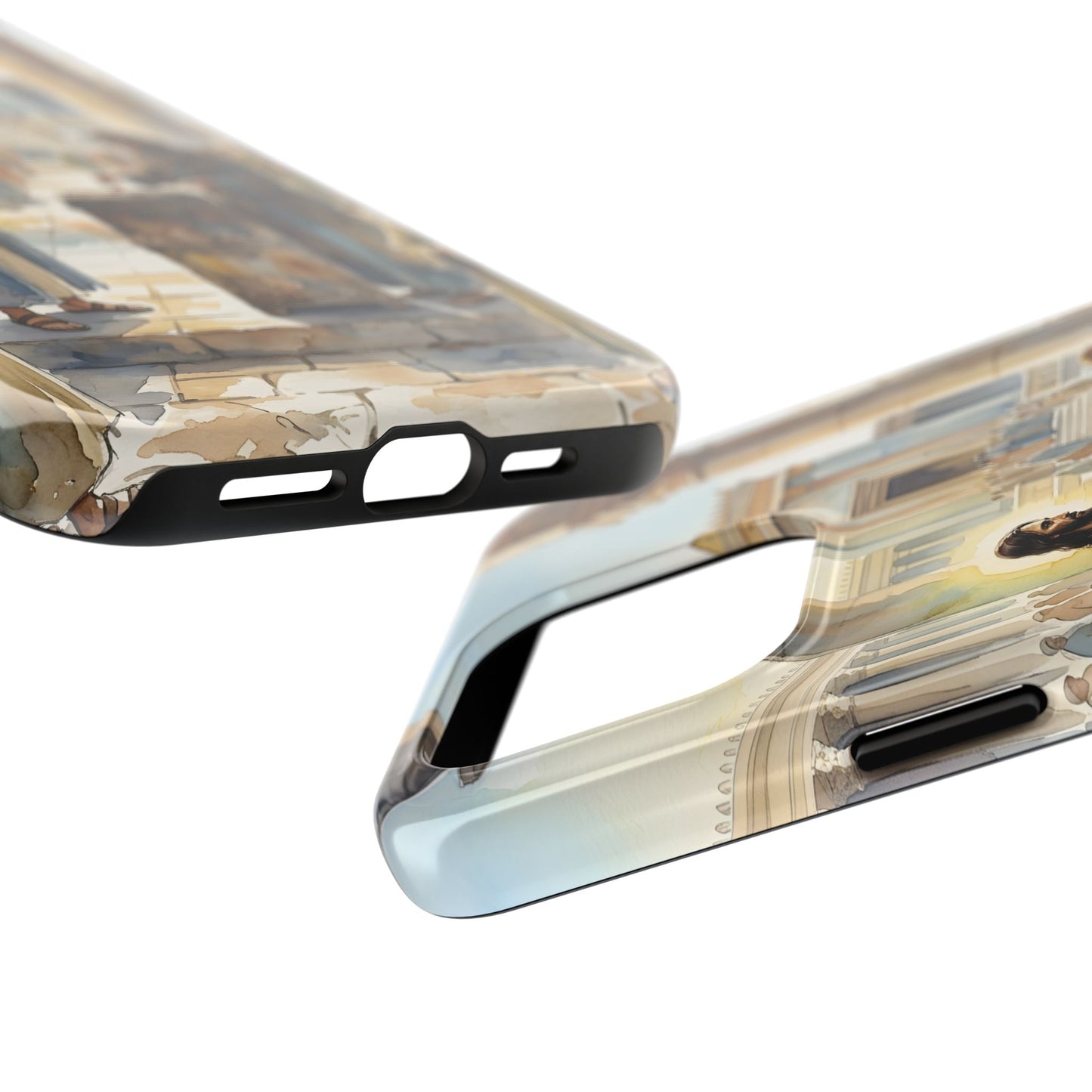 “Her Offering - The Widow's Mite at the Temple” - Phone Case