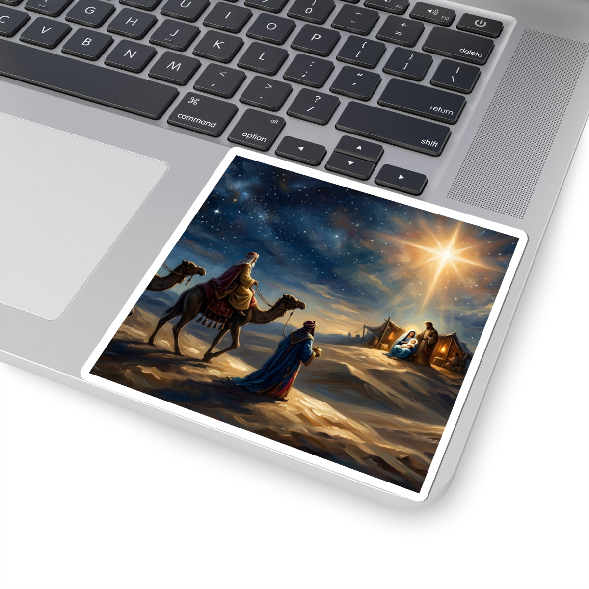 “Journey to the King - Wise Men Seek the Christ Child” - Sticker