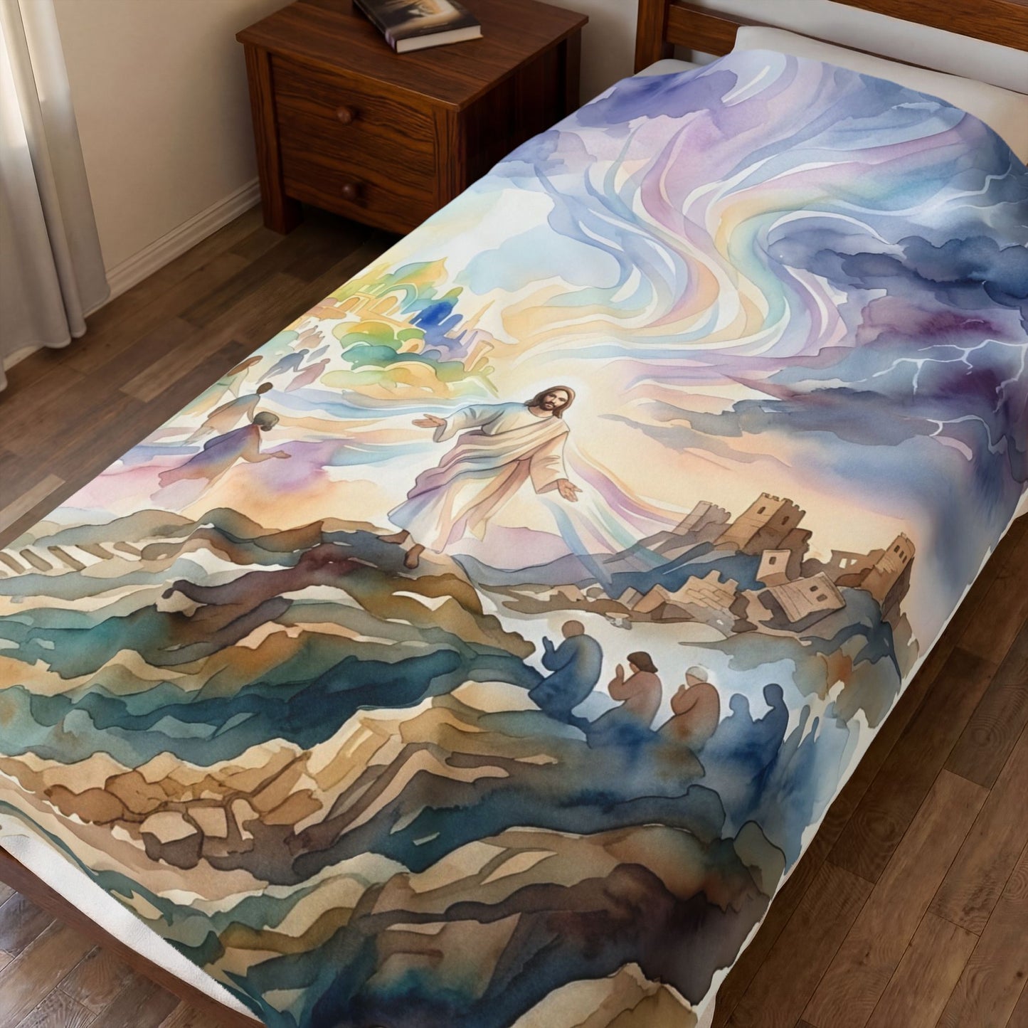 “Pride's Downfall - Obadiah's Prophecy” - Plush Blanket