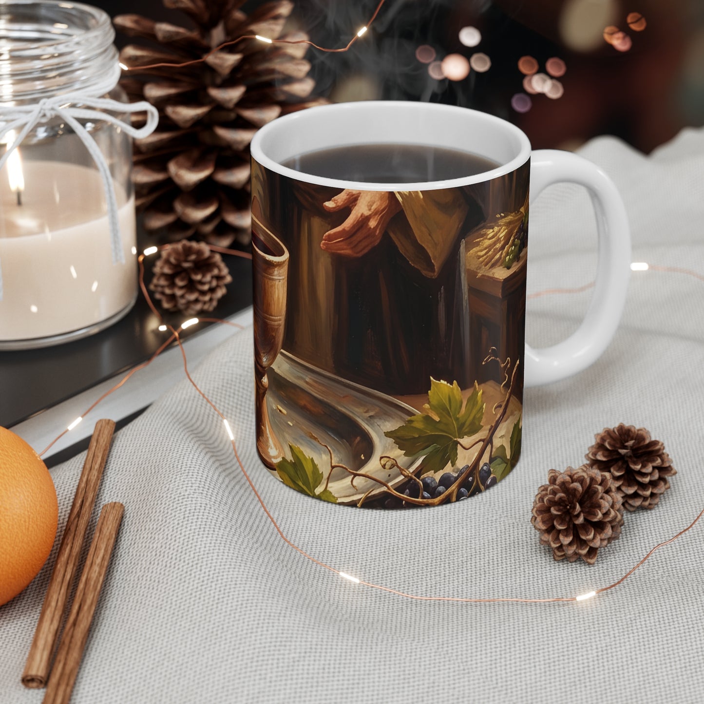 “The Harvest of Faith - Communion Still Life” - Coffee Mug
