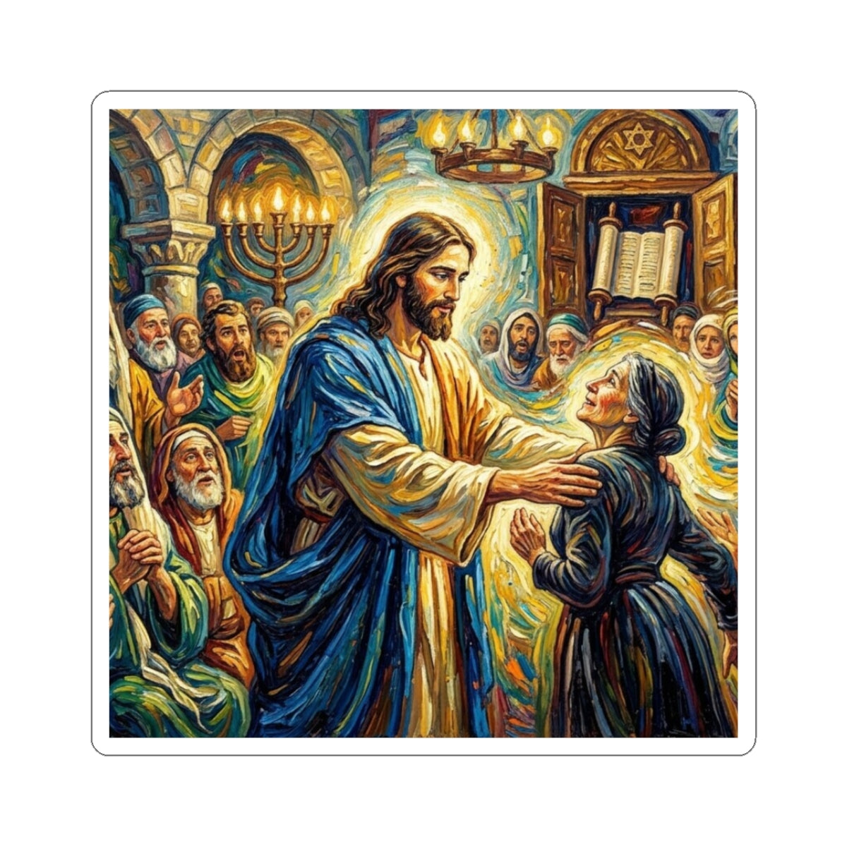 “He Is Loosed - Freedom from 18 Years of Suffering” - Sticker