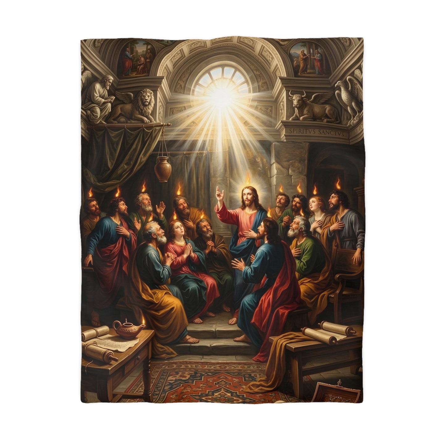 “Tongues of Fire - The Pentecost Outpouring” - Duvet Cover