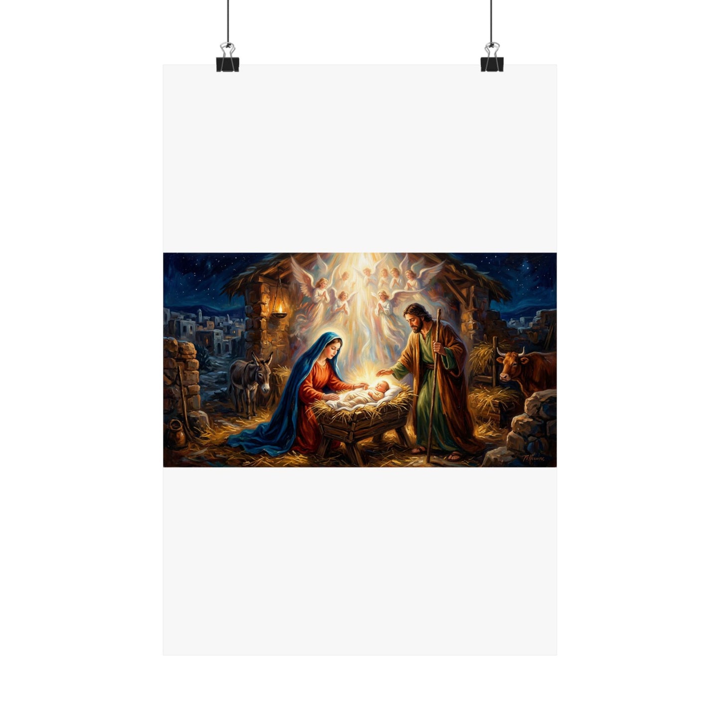 “Glory to God - The Nativity at Bethlehem” - Poster