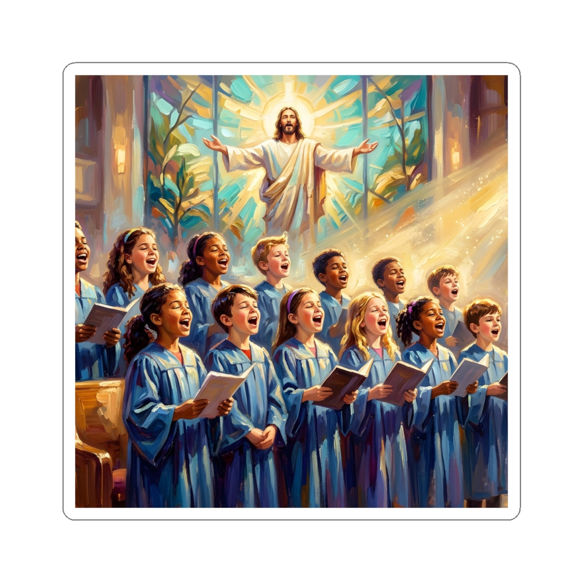 “Make a Joyful Noise - Children Sing Praise” - Sticker