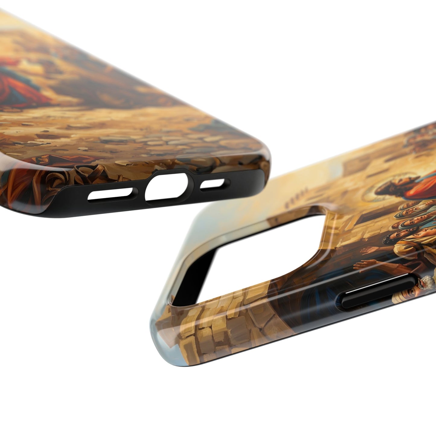 “He Opened My Eyes - Jesus Heals the Blind Man” - Phone Case