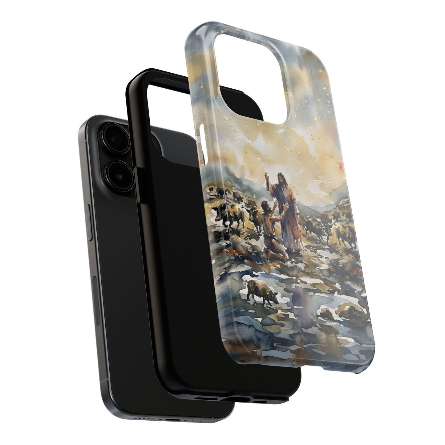 “Unchained - Jesus and the Demoniac” - Phone Case