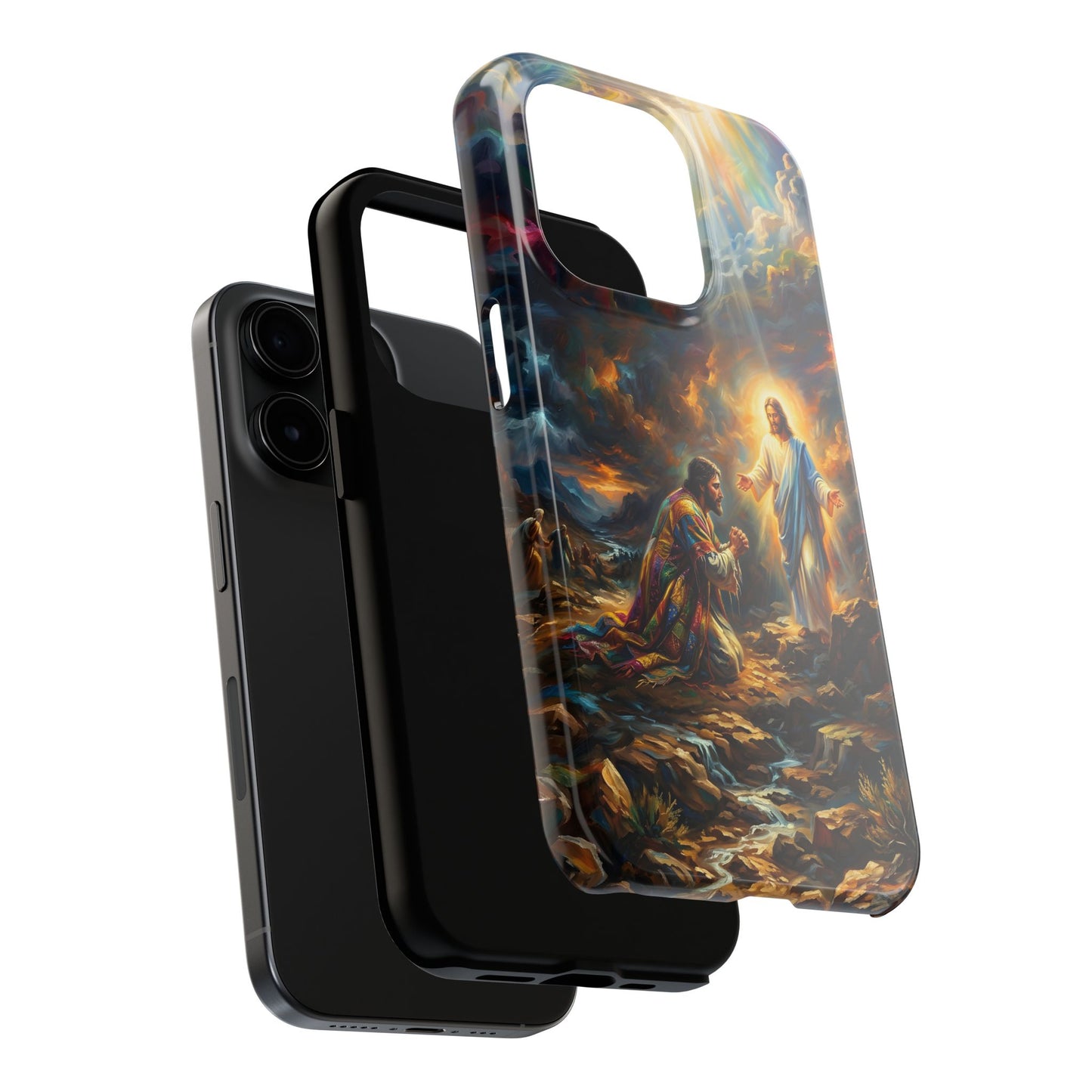 “Coat of Many Colors - Joseph's Enduring Faith” - Phone Case