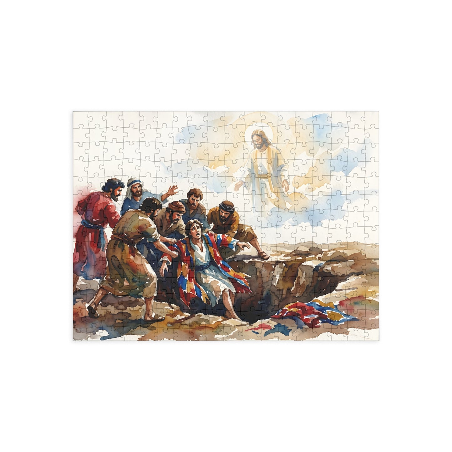 “Betrayal and Providence - Joseph in the Pit” - Jigsaw Puzzle