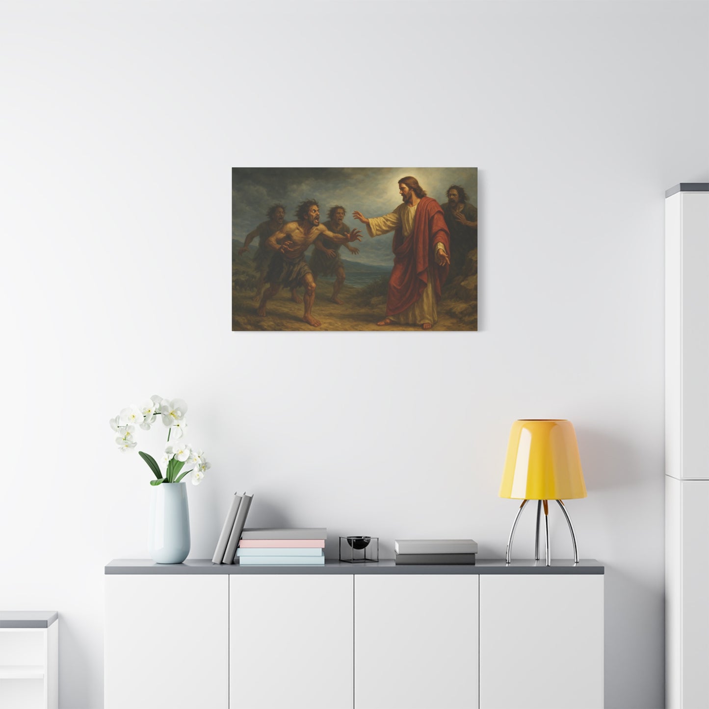 “Legion Cast Out – Jesus Heals the Possessed Man” - Canvas Art