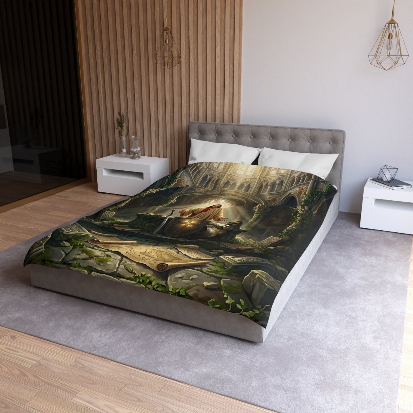 “Stand Firm - The Armor of God” - Duvet Cover