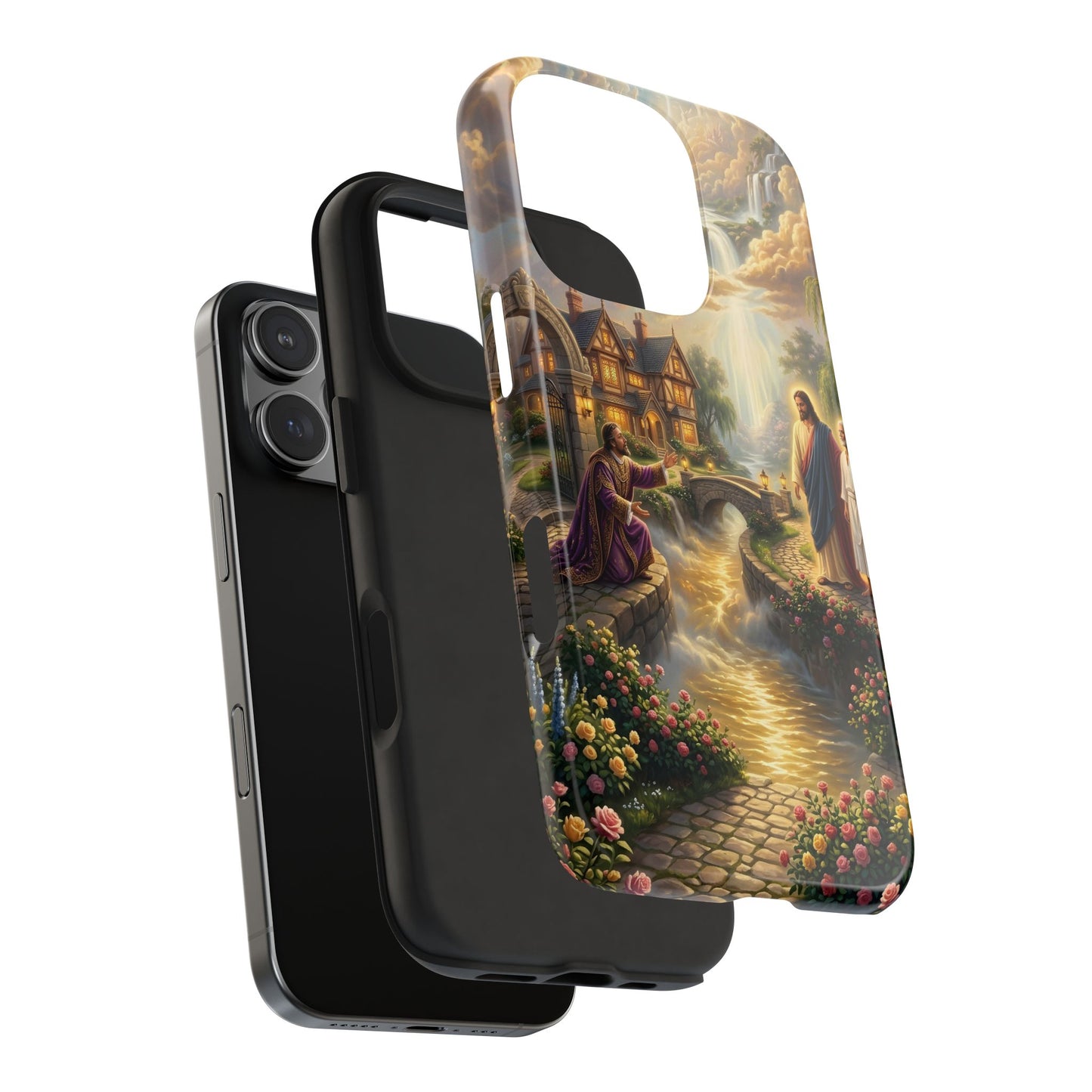 “The Great Reversal - Lazarus at the Rich Man’s Gate” - Phone Case