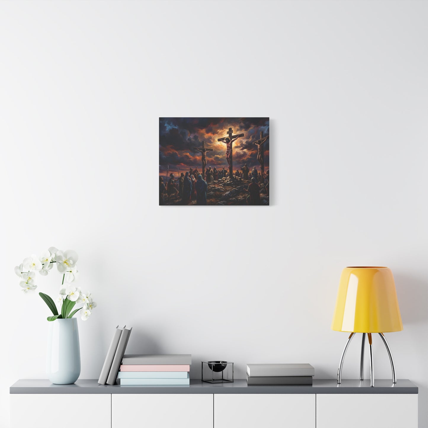 “It Is Finished - The Crucifixion at Calvary” - Canvas Art