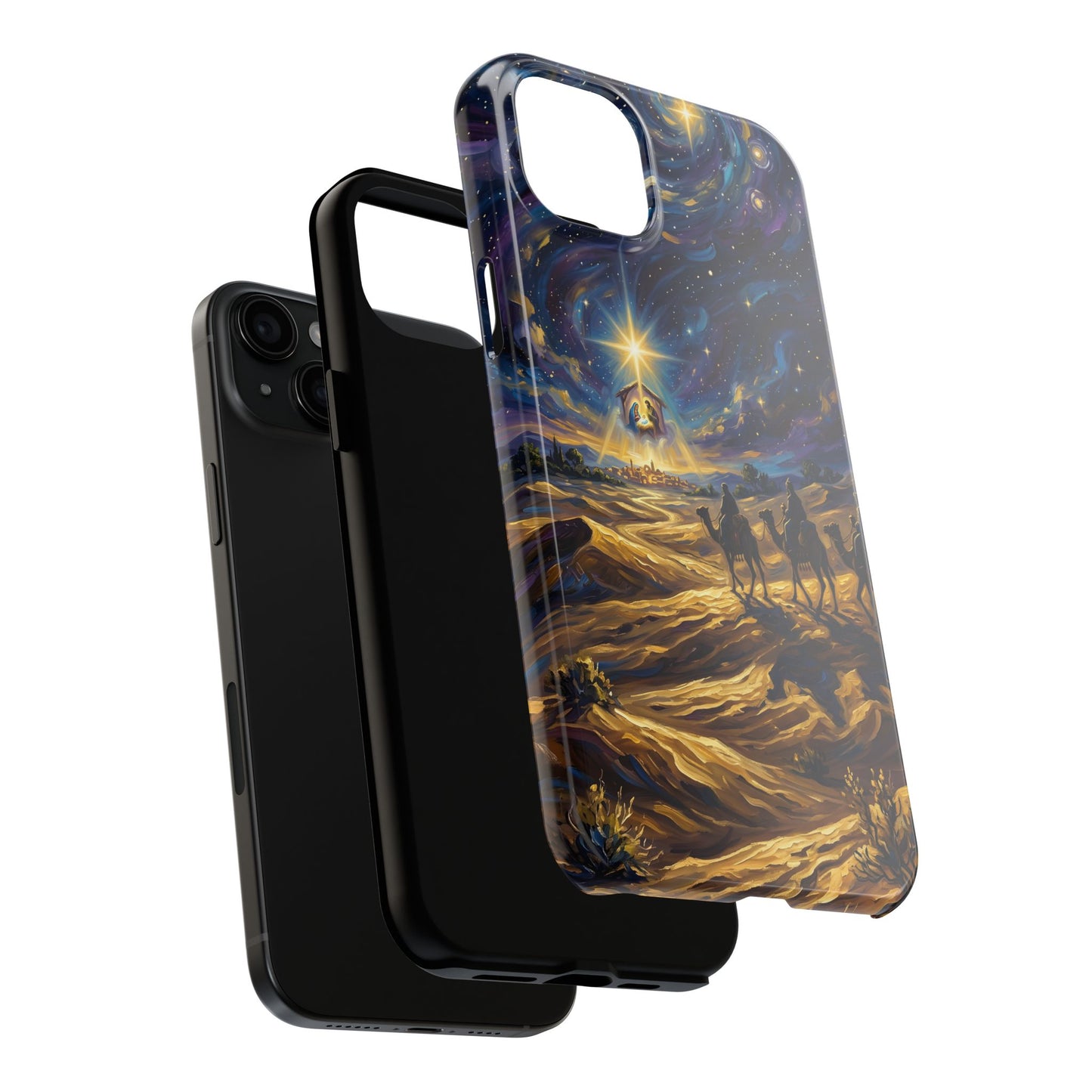 “Journey to Bethlehem - Wise Men Follow the Star” - Phone Case