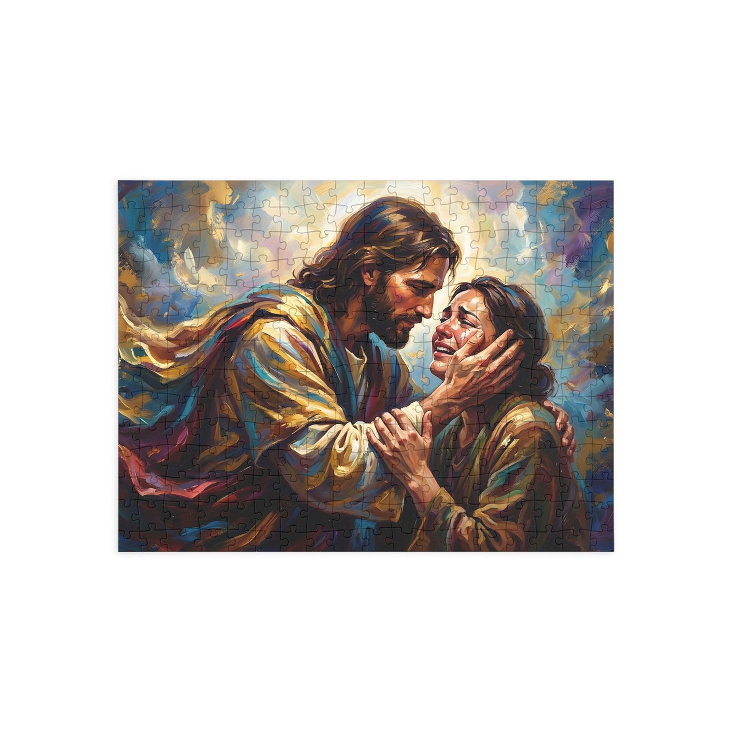 “No More Tears - God's Eternal Comfort” - Jigsaw Puzzle