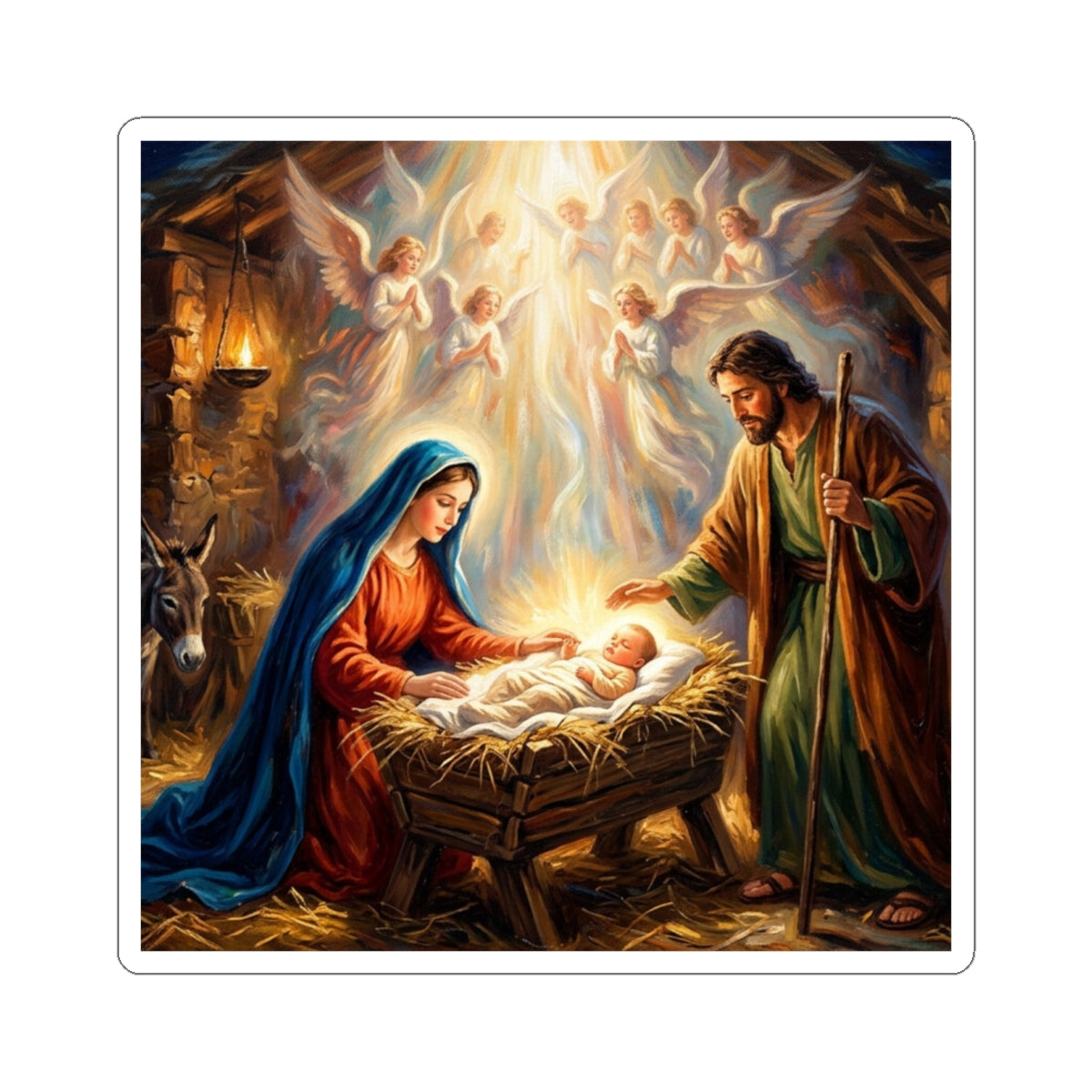 “Glory to God - The Nativity at Bethlehem” - Sticker