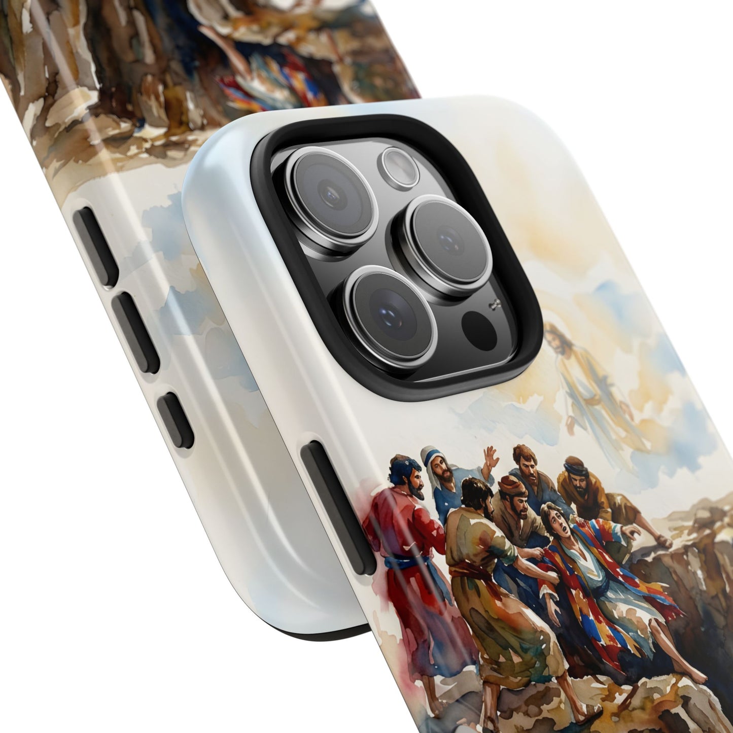 “Betrayal and Providence - Joseph in the Pit” - Phone Case