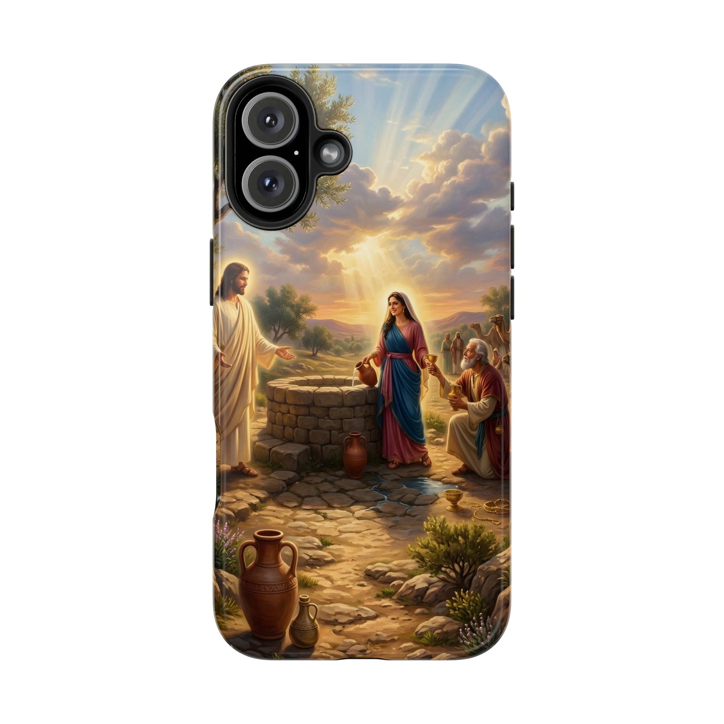 “Providence Unveiled - Rebekah at the Well” - Phone Case