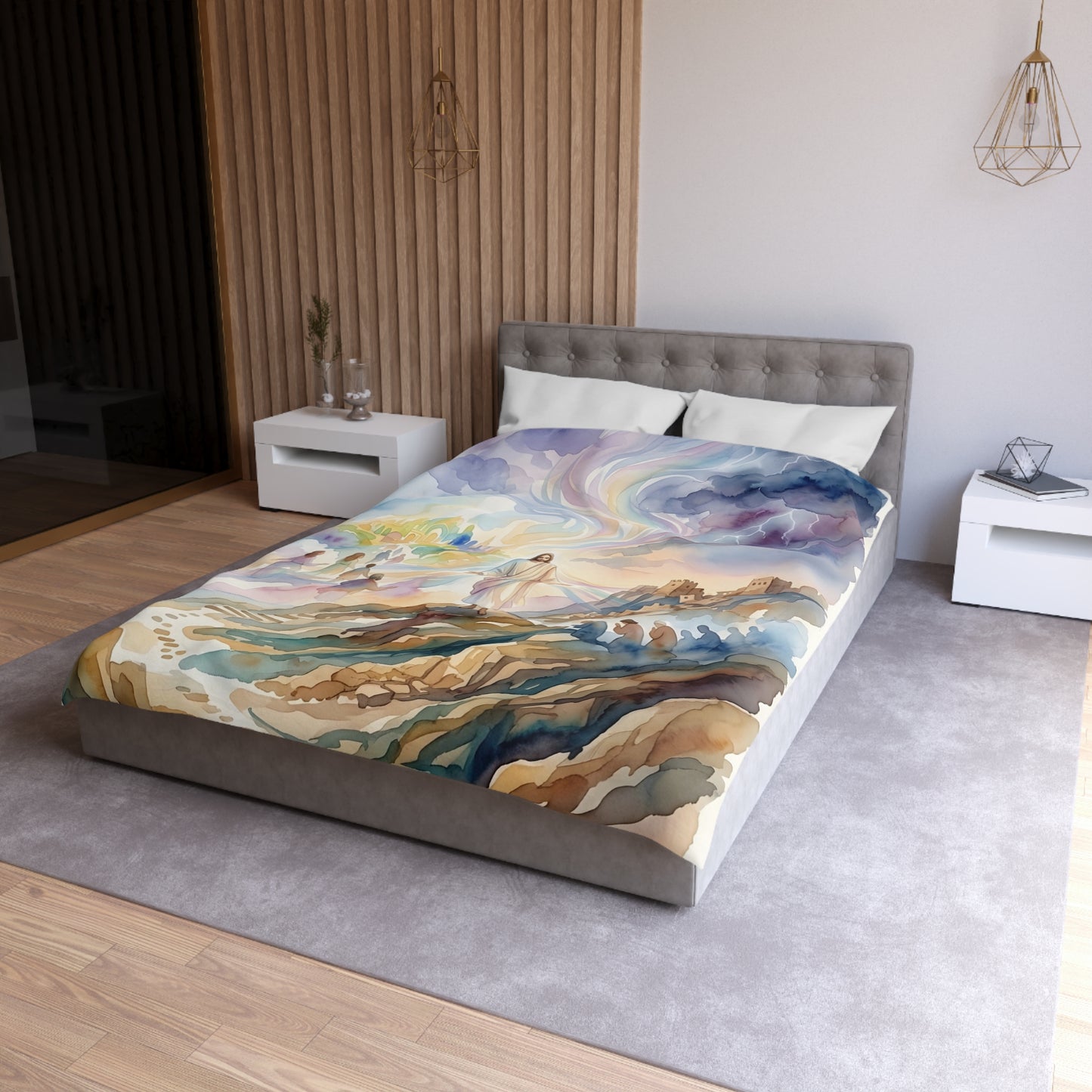 “Pride's Downfall - Obadiah's Prophecy” - Duvet Cover