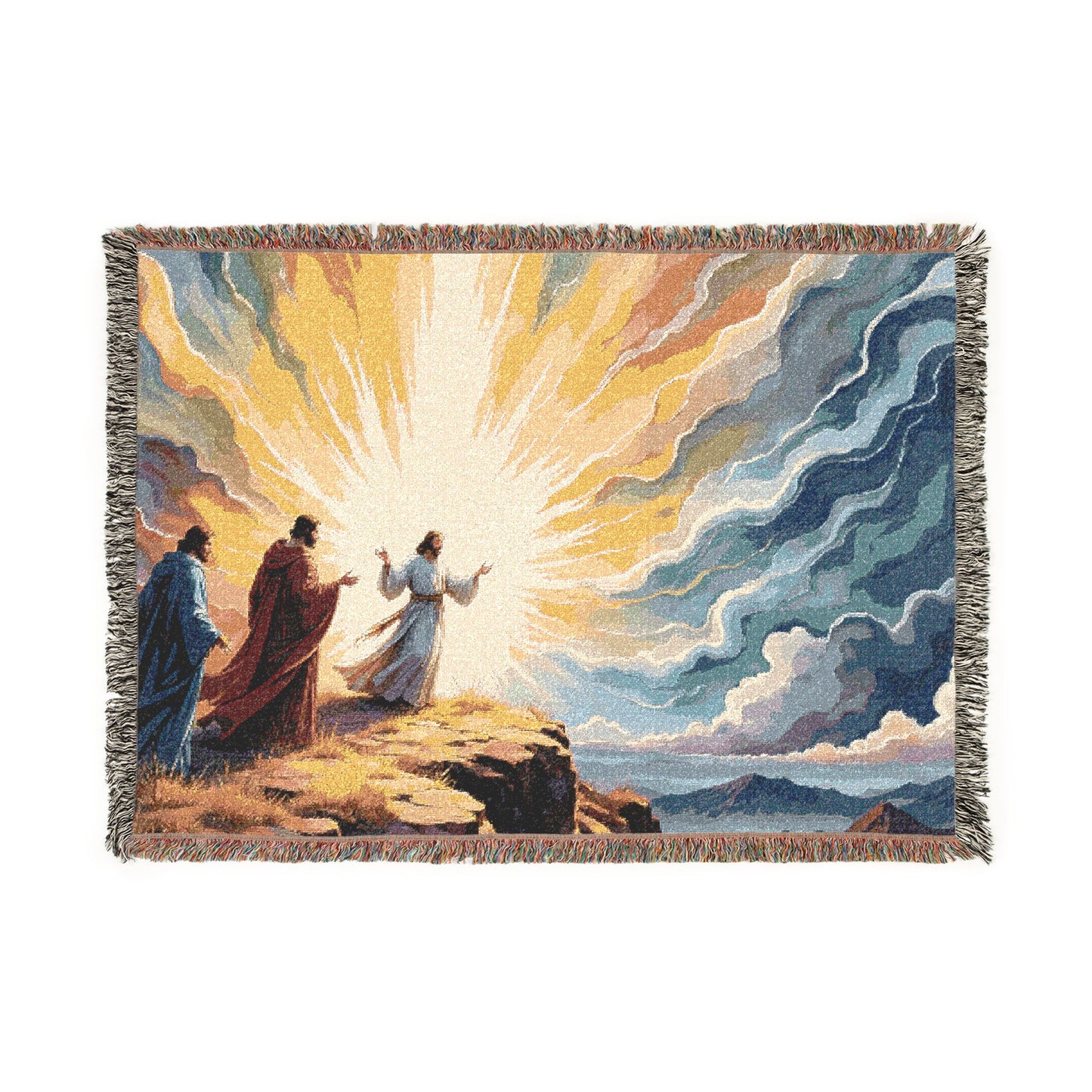 “Glorious Light - The Transfiguration of Christ” - Woven Blanket