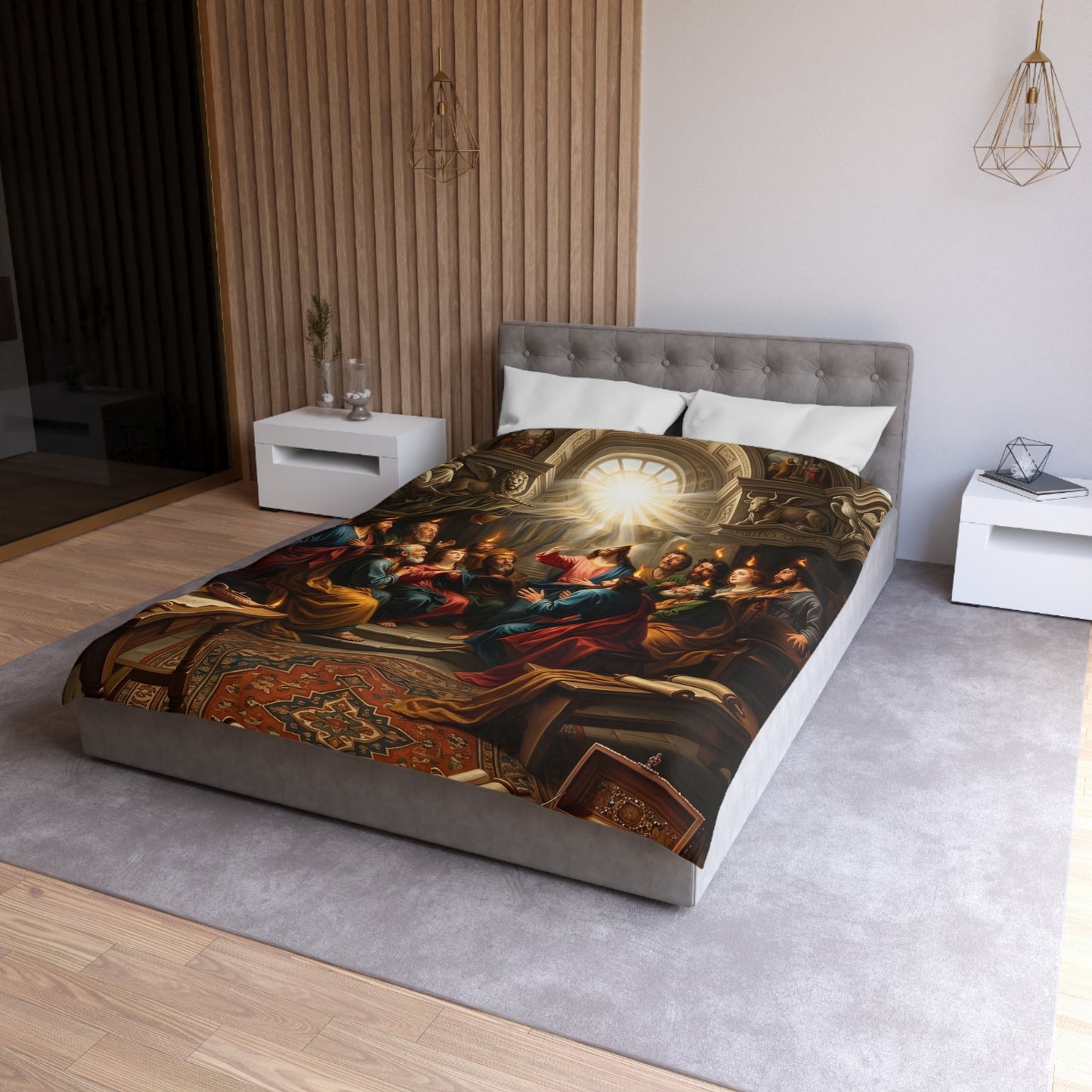 “Tongues of Fire - The Pentecost Outpouring” - Duvet Cover