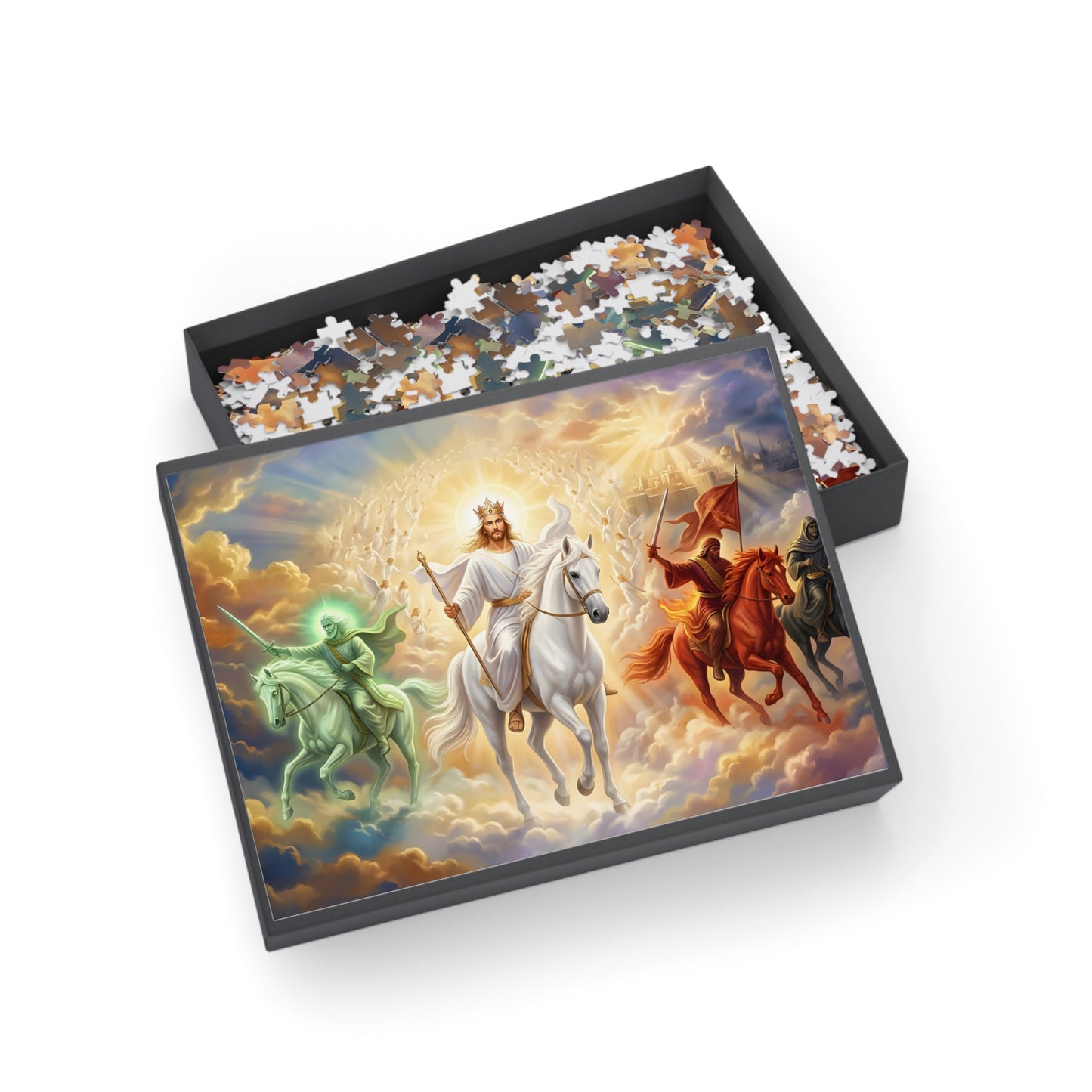 “Behold, A Pale Horse - The Four Horsemen” - Jigsaw Puzzle