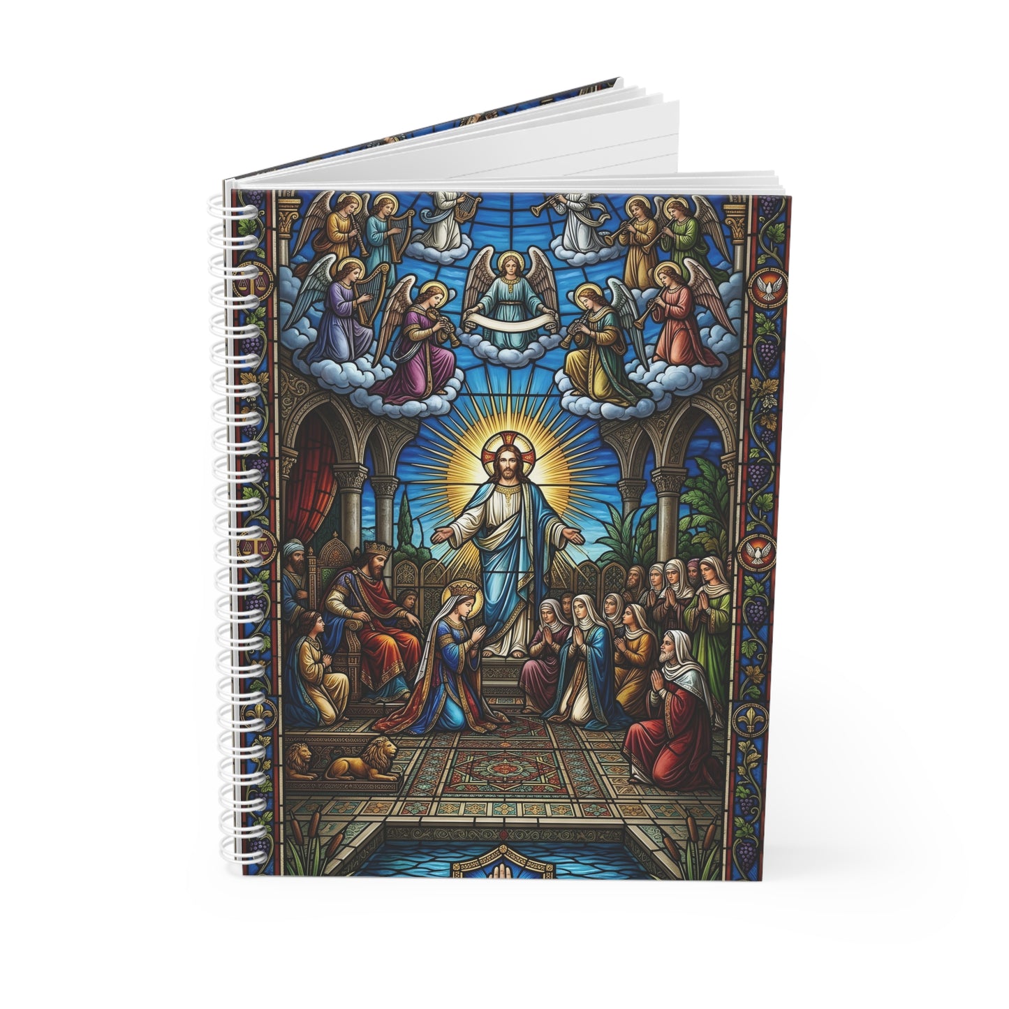 “For Such a Time As This - Esther Before King Ahasuerus” - Spiral Notebook