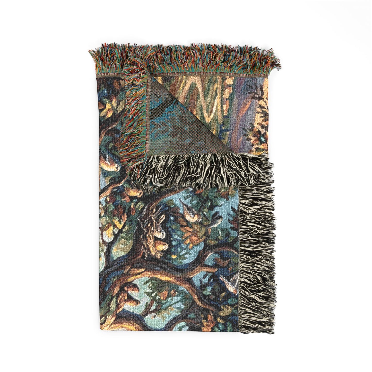 “Mighty Tree - The Kingdom Grows from a Mustard Seed” - Woven Blanket