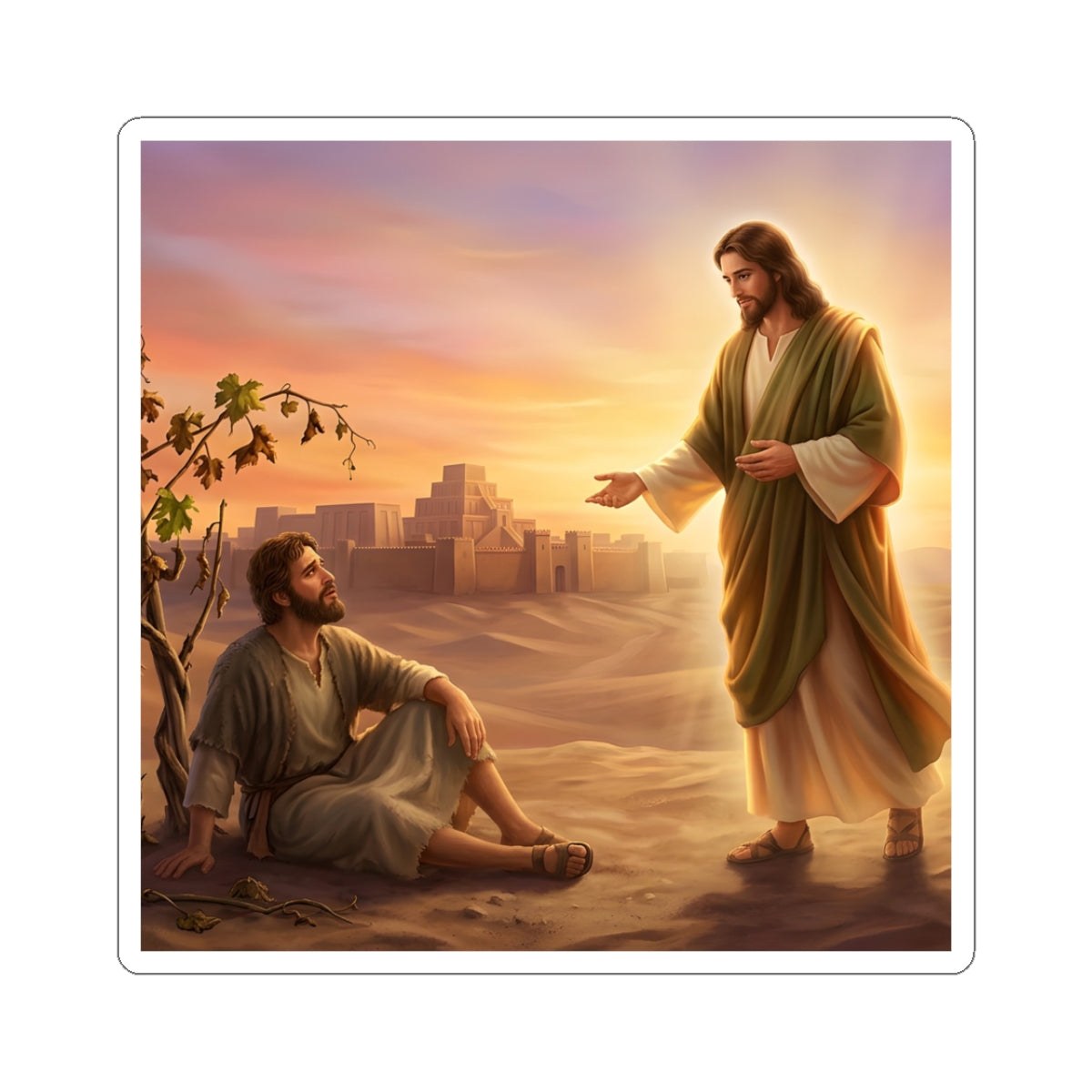 “Withered Vine - Jonah's Lesson in Mercy” - Sticker
