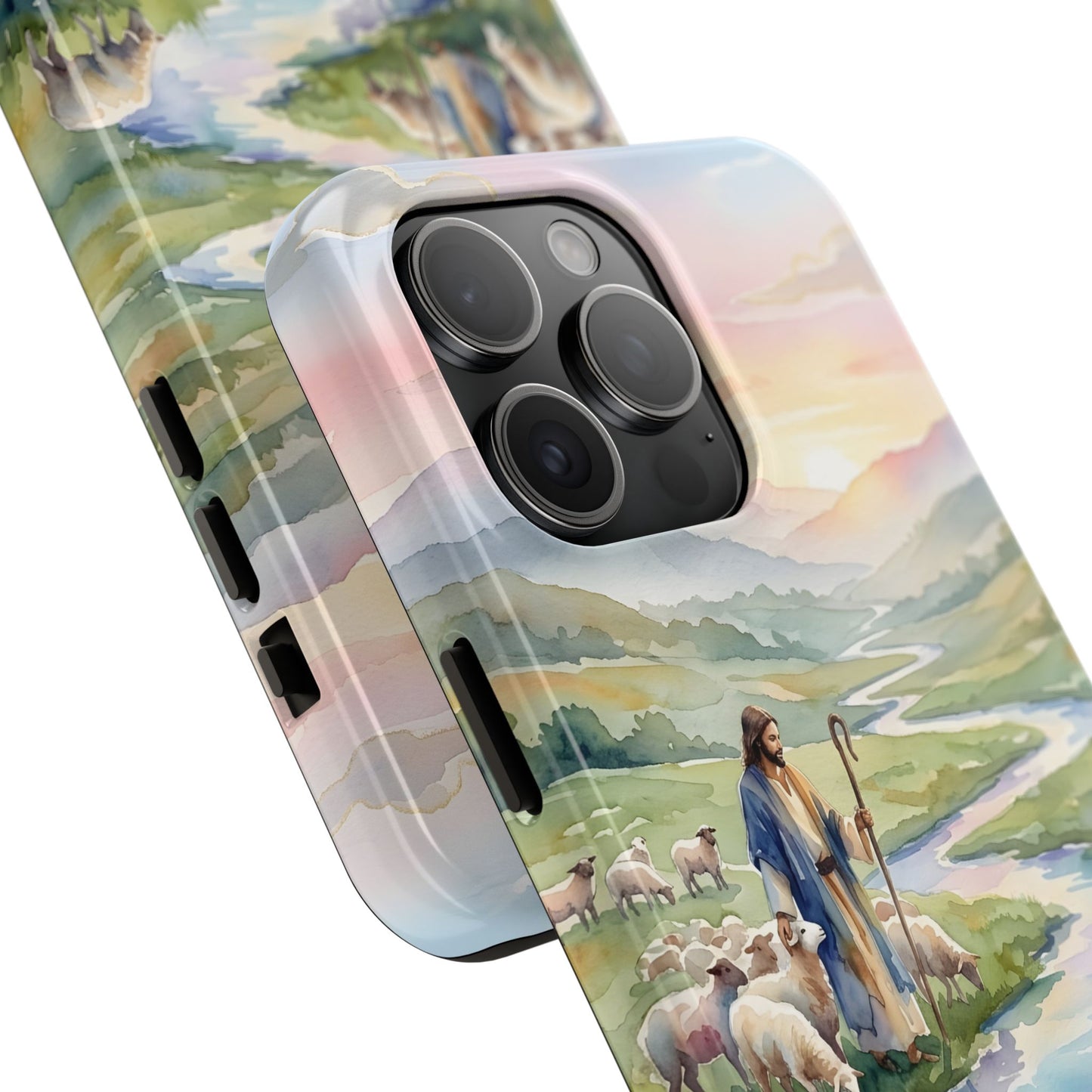 “Still Waters - Shepherd Leads His Flock” - Phone Case