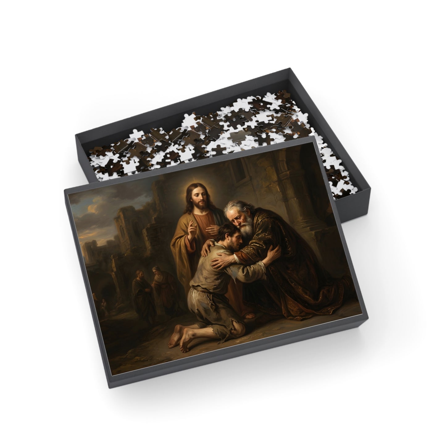 The prodigal son running toward his father - Jigsaw Puzzle