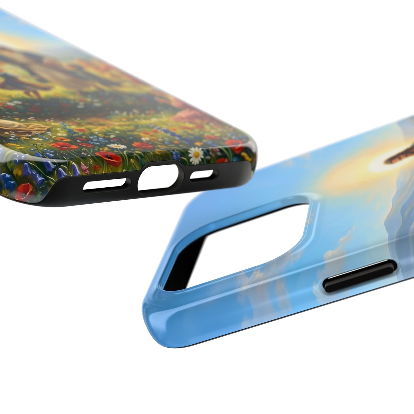 “Joy Overflowing - Children Dancing in the Meadow” - Phone Case