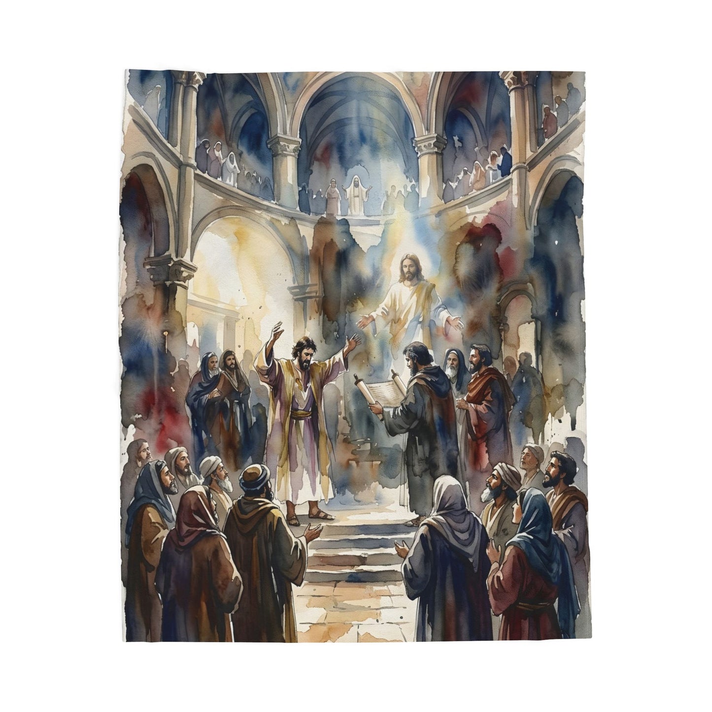“Hearts Unveiled - Josiah's Repentance” - Plush Blanket